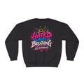 Hated But Breathing Crewneck Sweatshirt — Graffiti Skull Wing Streetwear