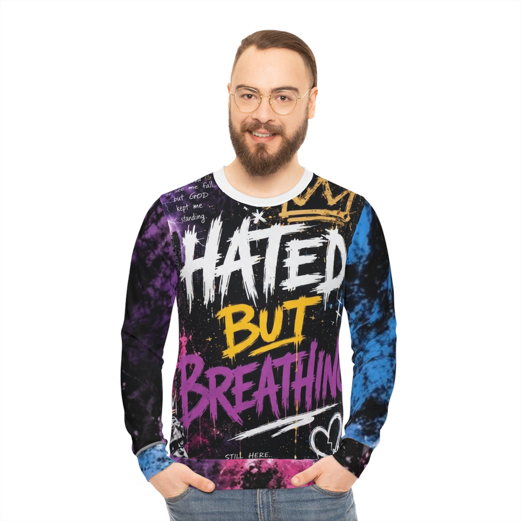 Hated But Breathing Sweatshirt | Graffiti Script Streetwear