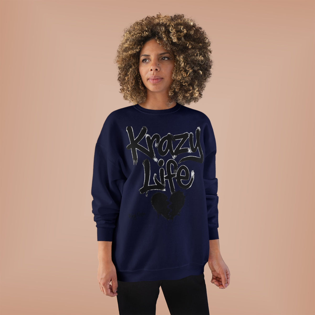 Krazy Life Stylo Graffiti Crewneck Sweatshirt