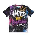 Hated But Breathing Graphic Tee | Graffiti Statue Street Art Shirt