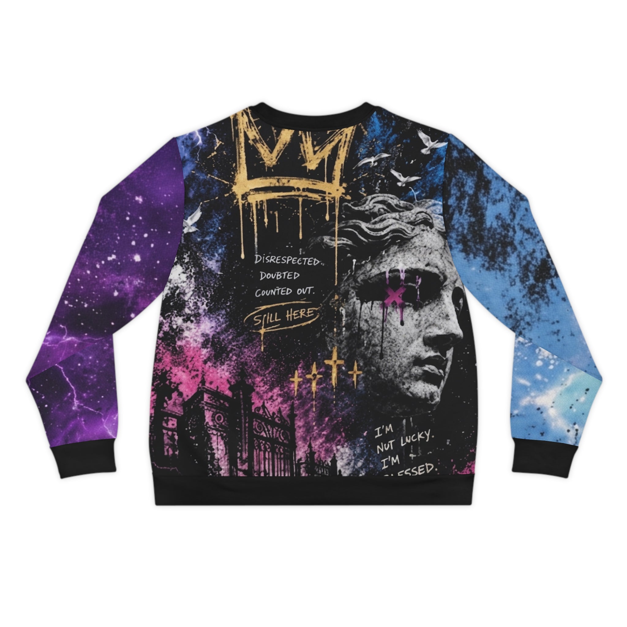 Hated But Breathing Lightweight Sweatshirt — Bold Graffiti Streetwear